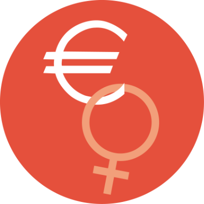 Logo Euro und Frauenzeichen